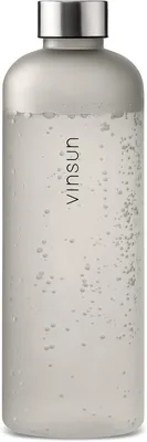 VINSUN Butelka na wodę 1,5 l szara, szczelna, bez BPA, wielokrotnego użytku z tritanu, dla sportowców – Najlepsza cena!