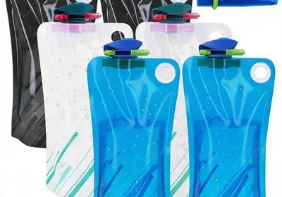 Free ad: vnfsmy Faltenwasserflasche, 6er Pack, Flexibler Falten mit Karabiner, 1000ml Trinkbeutel, Wiederverwendbar BPA-frei Wasserflasche Best Deal in Denmark. vnfsmy Faltenwasserflasche, 6er Pack, Flexibler Falten mit Karabiner, 1000ml Trinkbeutel, Wiederverwendbar BPA-frei Wasserflasche Best Deal in Denmark