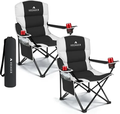 Voyager Camping Chairs Set of 2 – Best Deal