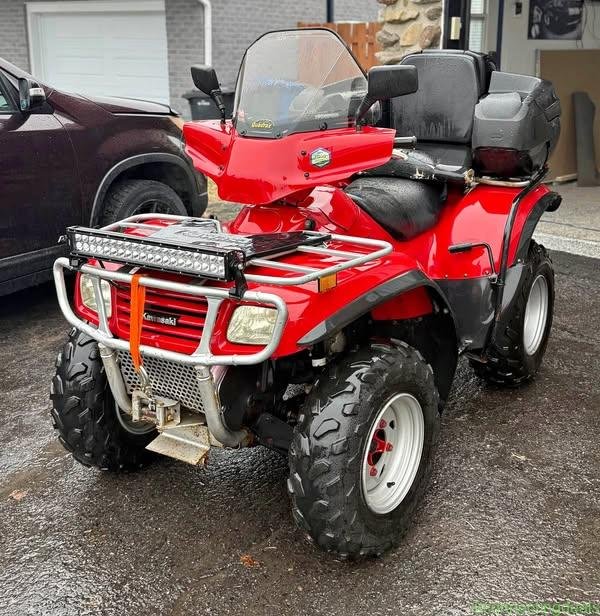 Vtt, 4roue, quatre roue. kawasaki KVF 650 v twin