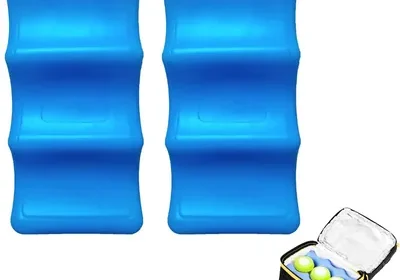 Vulevirtue 2 Pieces Külsmärke, Külbox och Cooler-tasp, 600 ml, Blå in Sweden