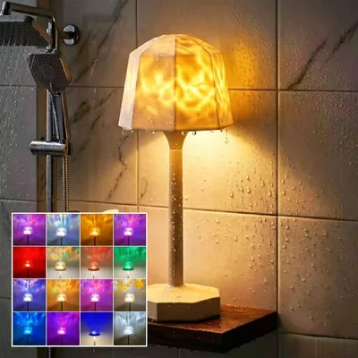Waterproof Ripple Table Lamp – 16 Color Changing LED Night Light Best Deal
