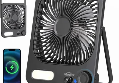Free ad: WHATOOK Rechargeable Tafelfan med Nattlichter, USB C Tyst 30dB, 100 Hastigheter, 40h, Automatisk Avstängning Display, Lavbar in Sweden. WHATOOK Rechargeable Tafelfan med Nattlichter, USB C Tyst 30dB, 100 Hastigheter, 40h, Automatisk Avstängning Display, Lavbar in Sweden