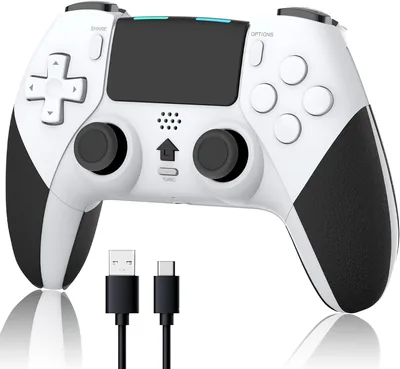 Wireless PS4 Controller – Rechargeable 800mAh, Compatible with PS4/Slim/Pro & PC