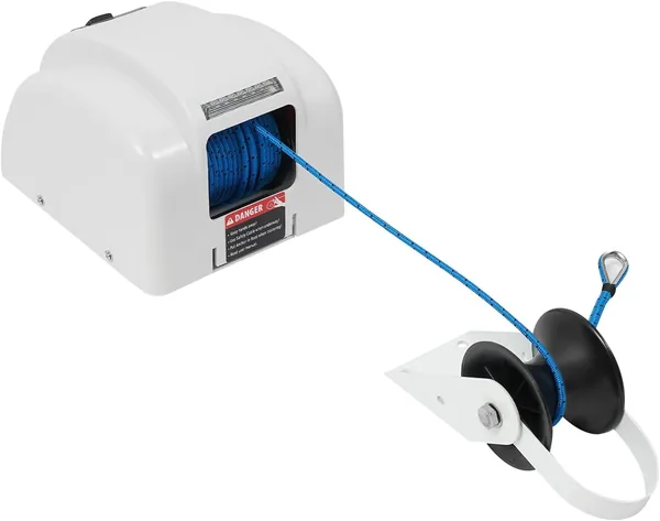 WOLEGM 12V Elektrisk Ankervin med Remote Control för Båtar 30m Ladkapacitet Till 20kg Best Deal
