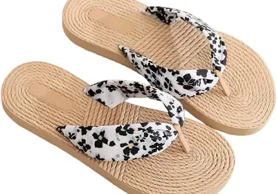 Free ad: Women's Flat Flip Flops - Boho Daisy Sandals, Lightweight & Non-Slip in Oman. Women's Flat Flip Flops - Boho Daisy Sandals, Lightweight & Non-Slip in Oman