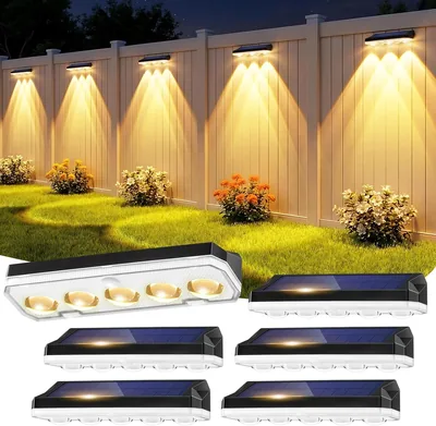 Wonkelly Solar Fence Lights 32% Off