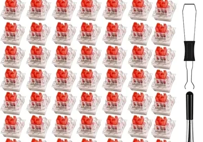 Free ad: XHZaoan 50pc Red Linear Switches - Silent & Dustproof Gaming Keyboards in Oman. XHZaoan 50pc Red Linear Switches - Silent & Dustproof Gaming Keyboards in Oman