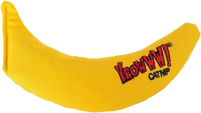 Yeowww! YBN-001 Banana Catnip Toy, Yellow, 1 Count (Pack of 1) - Best Deal in Singapore