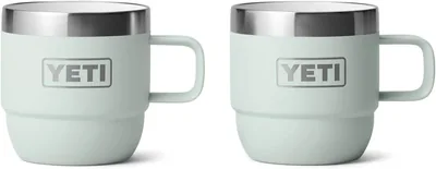 YETI Rambler Stackable Mugs, 2 Pack 6 oz with DuraSip Coating, Best Deal in Singapore
