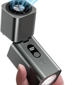 Yibest タイタニウム合金 ハンディファン 超軽量 コンパクト ポータブル 100段階無段階風量調整 25dB in Japan