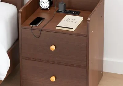 Ykioea Buro con Estación de Carga para Recamara, Mesa de Noche y Puertos USB/AC - 20% Off in Mexico