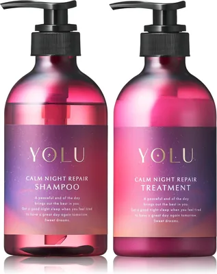 YOLU ナイトリペアシャンプー&トリートメントセット（フィグの香り）濃縮修復　夜美しさ　ナイトセラミド
