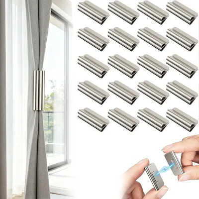 YOOJ® Magnetic Curtain Clips – 10 Pairs, Best Deal