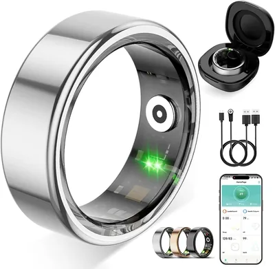 ZBNMY Smart Ring Fitness Tracker 15% Off