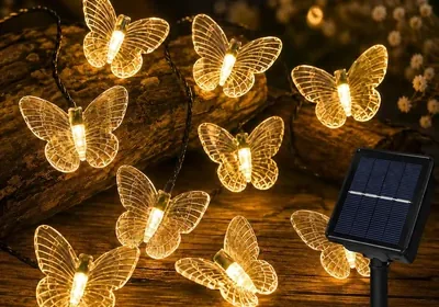 Free ad: ZingBox Solar Schmetterlingslichter Außen 5 m 20 LED Lichterkette Solarbetrieb 8 Modi Warmweiß Wasserfest in Norway. ZingBox Solar Schmetterlingslichter Außen 5 m 20 LED Lichterkette Solarbetrieb 8 Modi Warmweiß Wasserfest in Norway