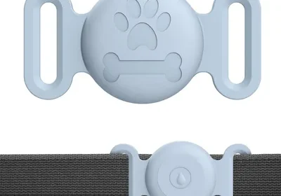 Zoye Dog Collar Case for AirTag, Waterproof Silicone Holder in Bahrain