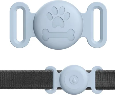 Zoye Dog Collar Case for AirTag, Waterproof Silicone Holder