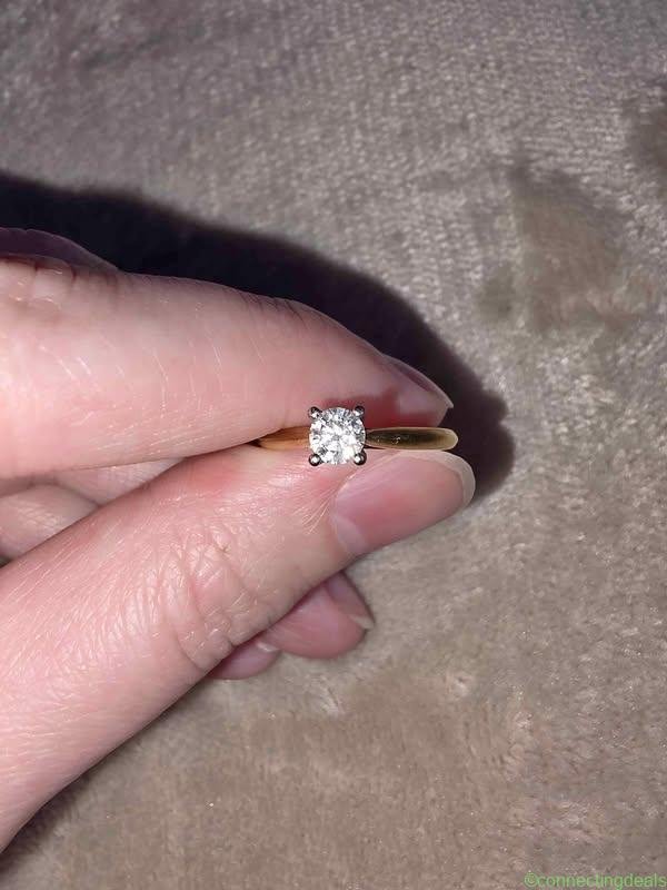 0.32ct Diamond Engagement Ring – GIA Certified