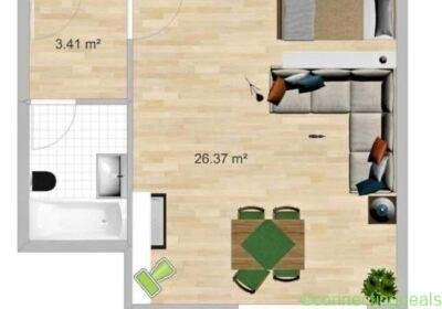 1 Schlafzimmer 1 Badezimmer Mietwohnung in Munich