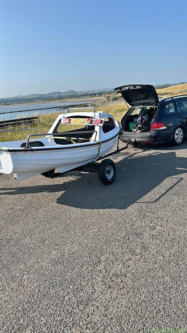 12 foot maxcraft boat and trailer