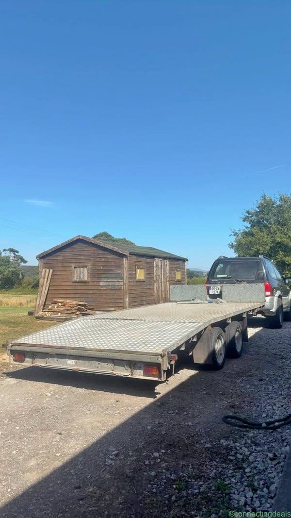 14ft ifor williams plant trailer