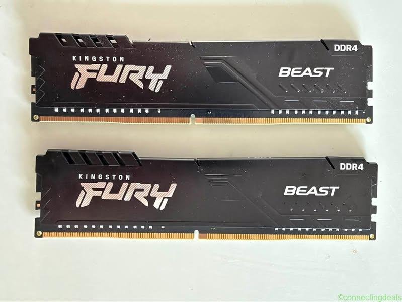16 GB Kingston Fury Beast DDR4 RAM (2x8gb)