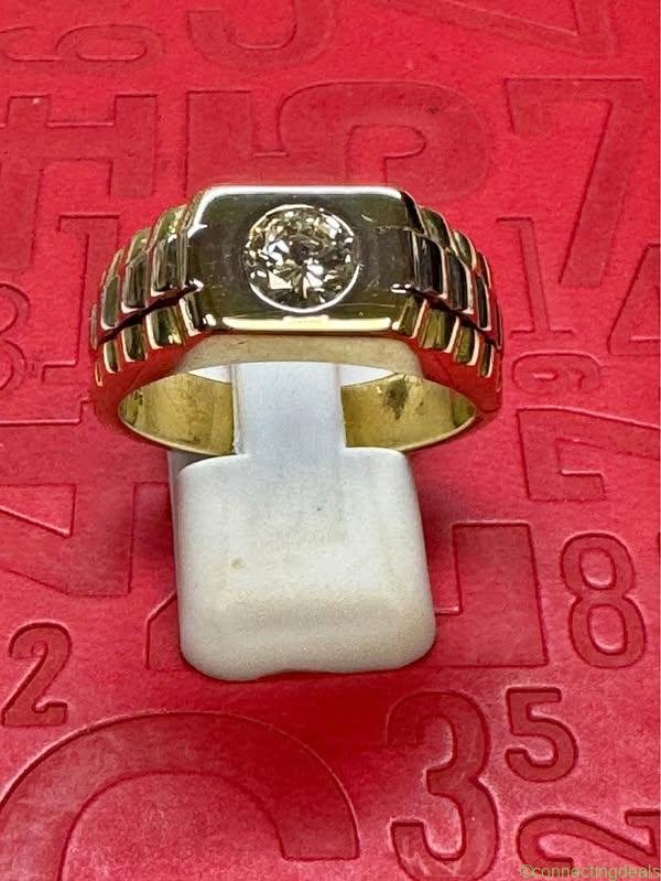 18kt men’s diamond ring