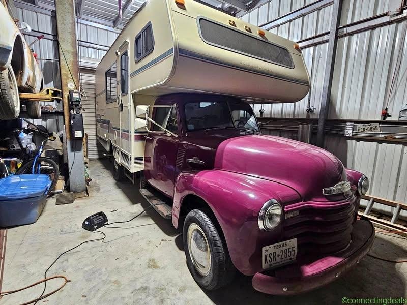 1952 Chevy 1CUSTOM ONE-OF-A-KIND CAMPER — V8