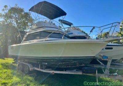 Free ad: 1985 Bertram flybridge cruiser in Brisbane. 1985 Bertram flybridge cruiser in Brisbane
