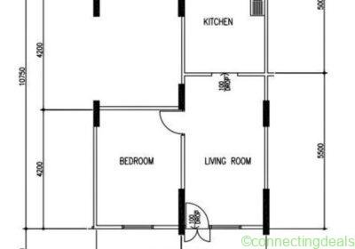 1bed 1 bath Unit Bedok North for Rent in Singapore