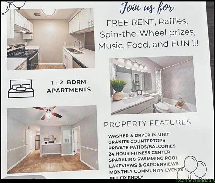 2 Beds 2 Baths – Apartment