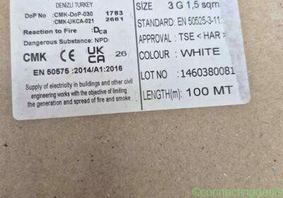 2 Electrical wire rolls 1.5sqm 100metres in Dublin