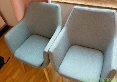 Free ad: 2 Home24 upholstered chair in Berlin. 2 Home24 upholstered chair in Berlin