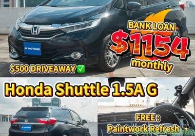 Free ad: 2019 Honda Shuttle 1.5A in Singapore. 2019 Honda Shuttle 1.5A in Singapore