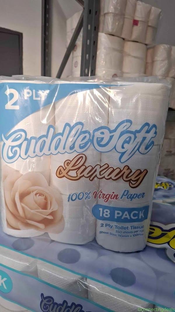 2Ply 350 Sheets 18 Pack