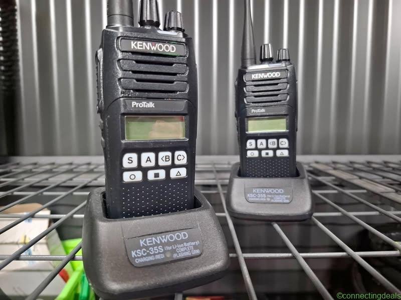 2x Kenwood TK-3710 | UHF CB Walkie Talkie Radio