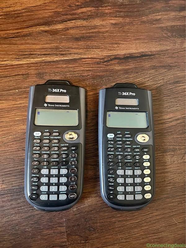 2x TI-36X Pro Calculators
