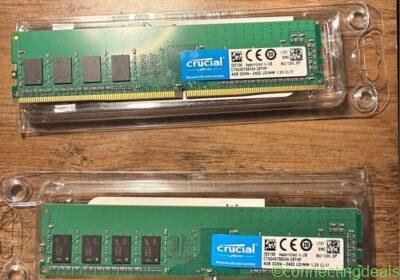 2x4GB DDR4 RAM Sticks 2400MHz in Glasgow