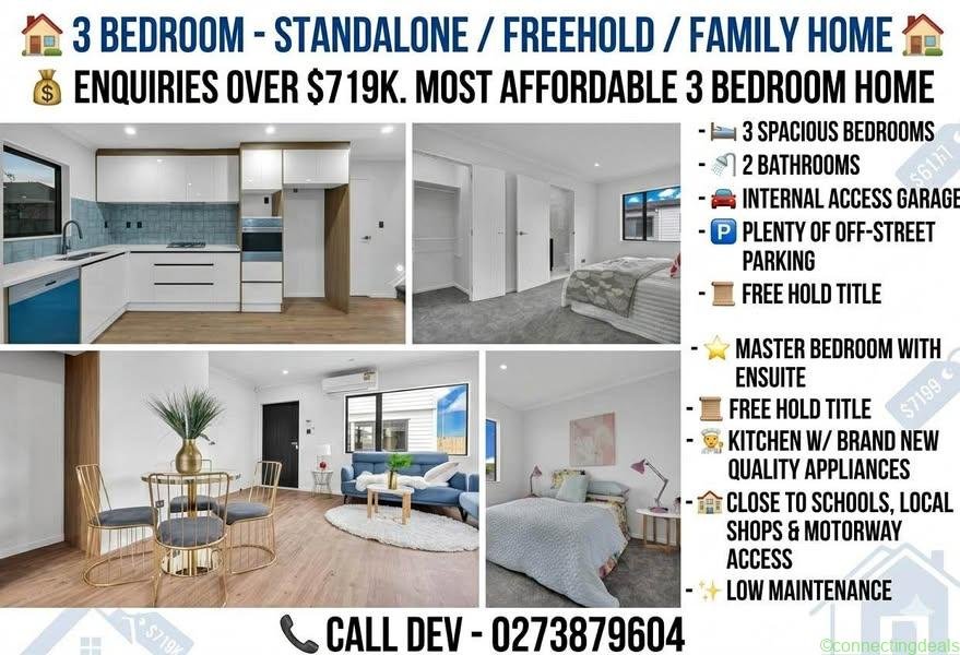 3 Bedroom / Standalone/Freehold