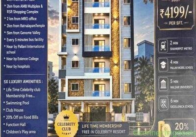 3 Beds 2 Baths - Apartment in Hyderabad