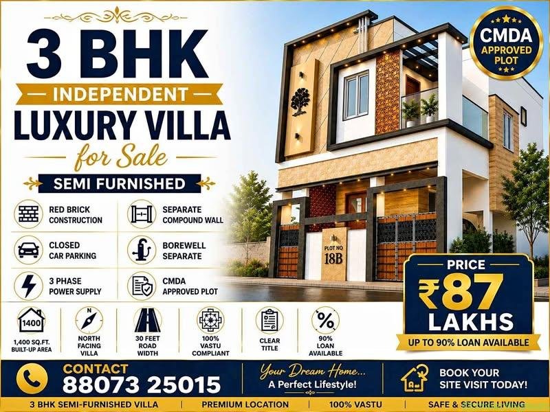 3 Beds 3 Baths – House
