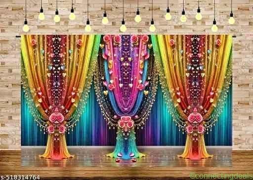 3D Decorative Backdrop Cloth (5×8 Feet)