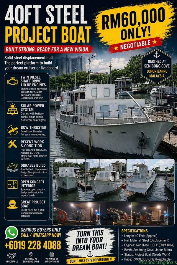 40 foot boat for sale