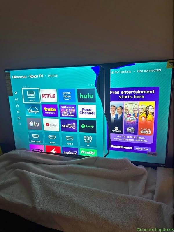 40″ inch Hisense Roku TV with Remote