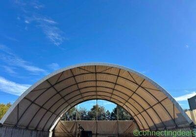 Free ad: 40ft by 40ft container dome in Sydney. 40ft by 40ft container dome in Sydney