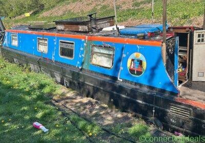 40ft canal boat in Liverpool
