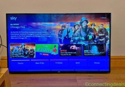 43” LED smart TV JVC - dull in Birmingham