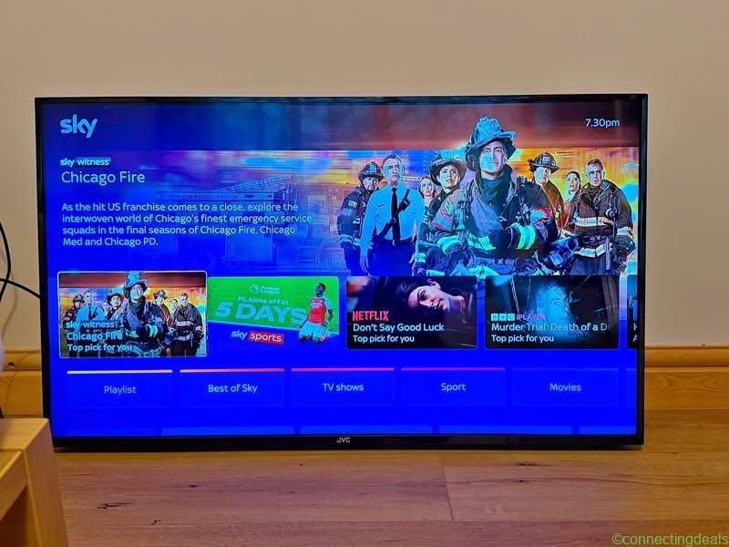 43” LED smart TV JVC – dull