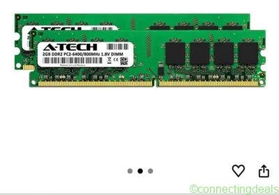 Free ad: 4GB kit (2GBx2) DDR2 PC2-6400 Desktop Memory in Calgary. 4GB kit (2GBx2) DDR2 PC2-6400 Desktop Memory in Calgary